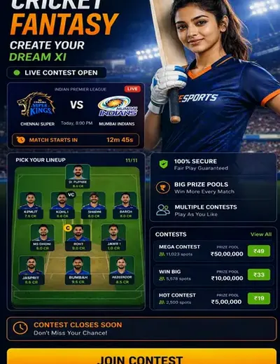 Tez888 (tez888) fantasy cricket & matchday visual 3